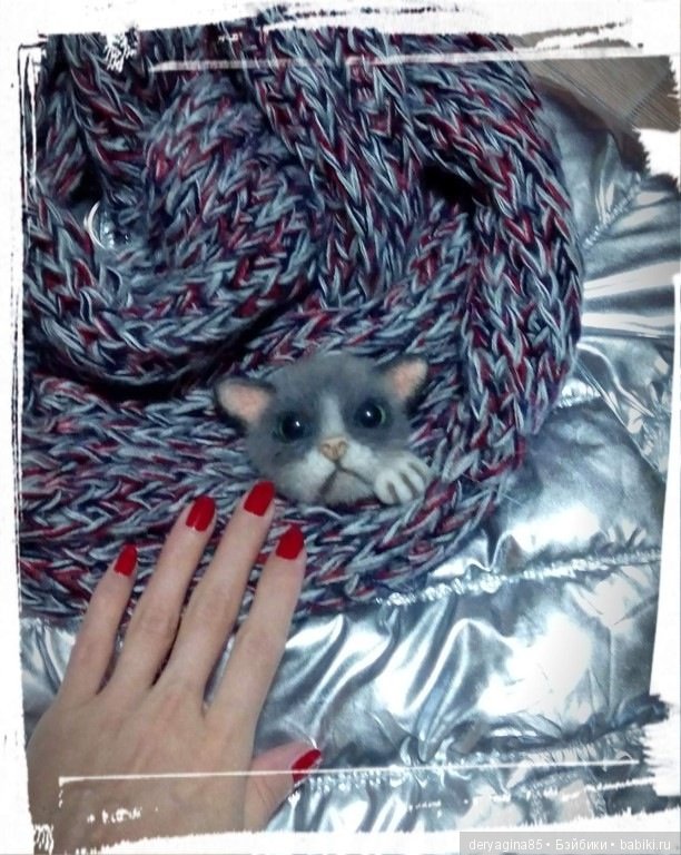 Котоброшь — Валяные игрушки из шерсти: сухое валяние (фото 4)