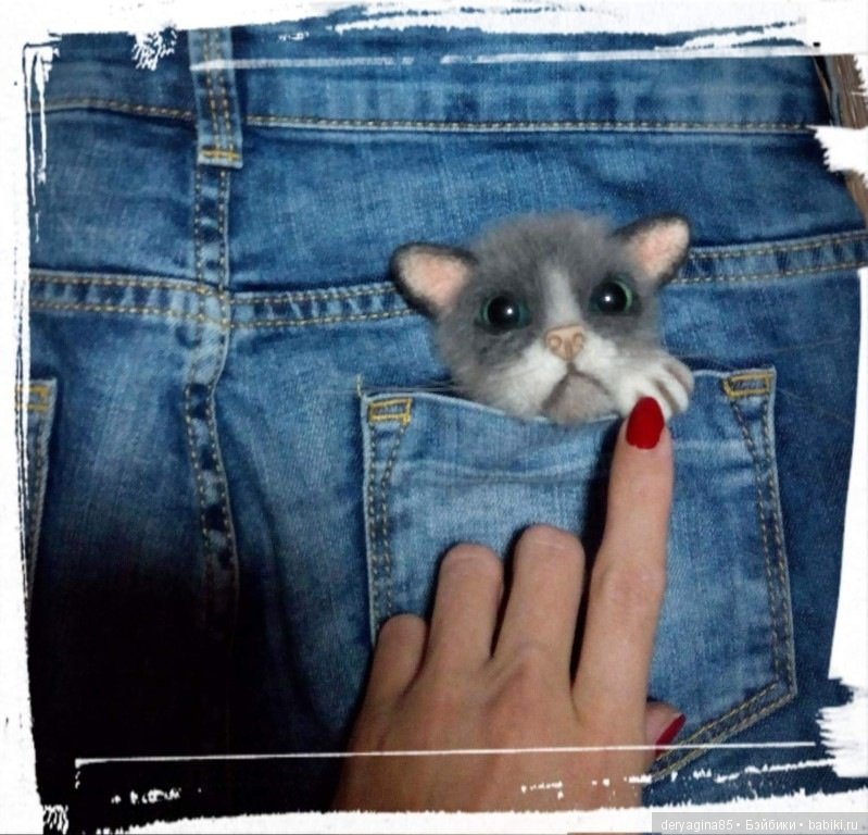 Котоброшь — Валяные игрушки из шерсти: сухое валяние