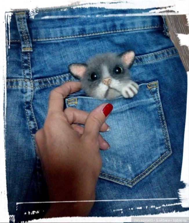 Котоброшь — Валяные игрушки из шерсти: сухое валяние