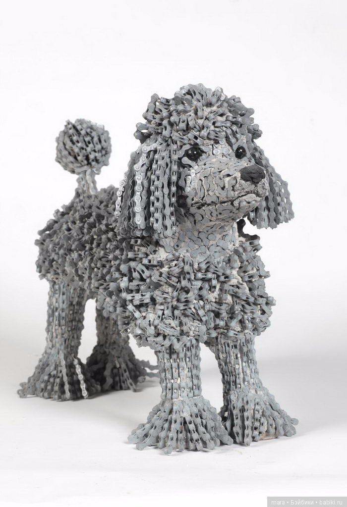 Собаки из велосипедных цепей от Nirit Levav (фото 4)