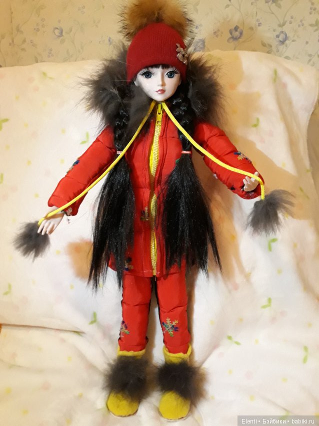 Зимний костюм Аляска — Куклы Звезды подиума (Angel Collection): шарнирные