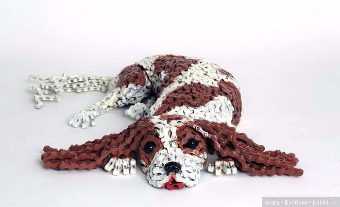 Собаки из велосипедных цепей от Nirit Levav