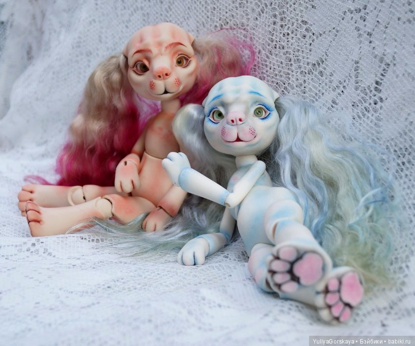 Собачки bjd — Авторские шарнирные куклы своими руками: лепка