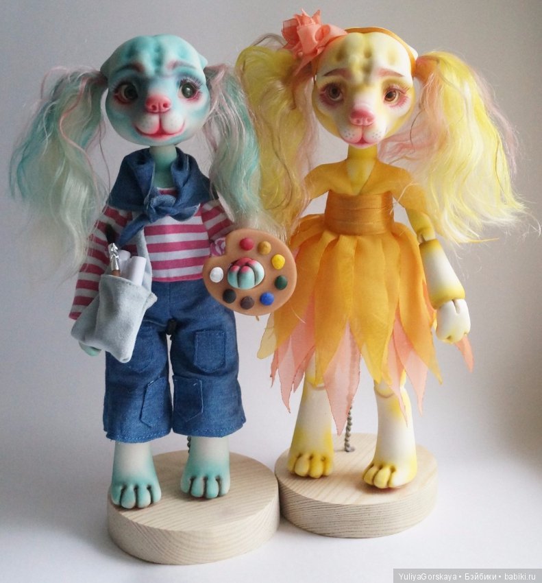 Собачки bjd — Авторские шарнирные куклы своими руками: лепка