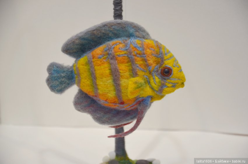 Дискус. Сухое валяние — Валяные игрушки из шерсти: сухое валяние (фото 5)