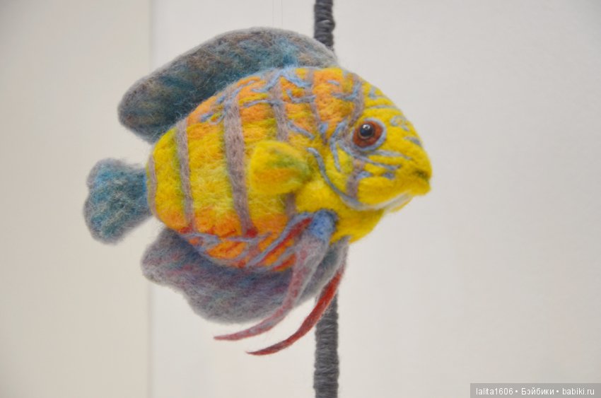 Дискус. Сухое валяние — Валяные игрушки из шерсти: сухое валяние (фото 6)