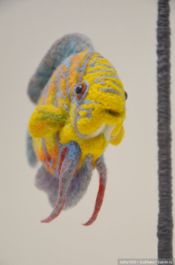 Дискус. Сухое валяние — Валяные игрушки из шерсти: сухое валяние (фото 7)