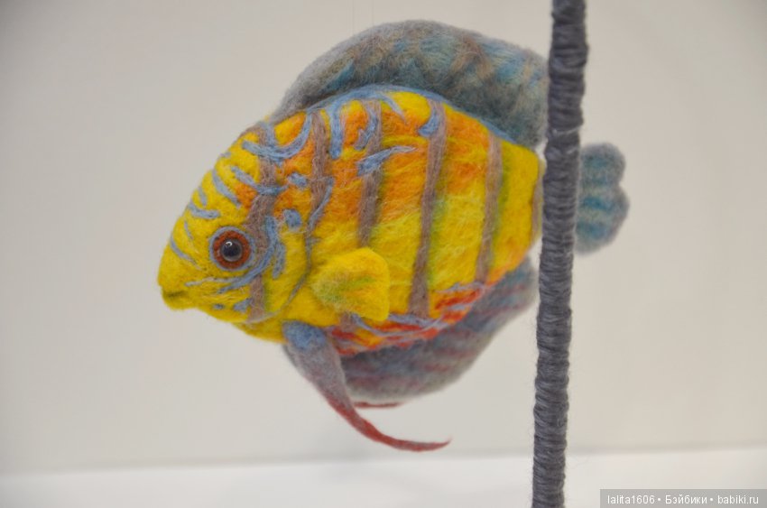 Дискус. Сухое валяние — Валяные игрушки из шерсти: сухое валяние (фото 8)