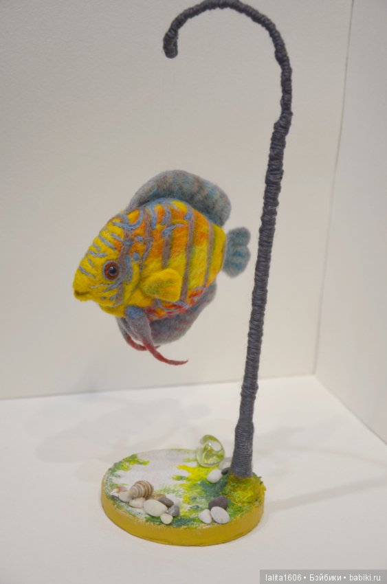 Дискус. Сухое валяние — Валяные игрушки из шерсти: сухое валяние (фото 9)