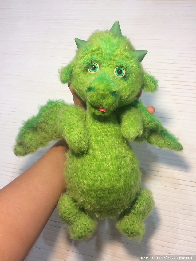 Мои игрушки из плюшевой пряжи