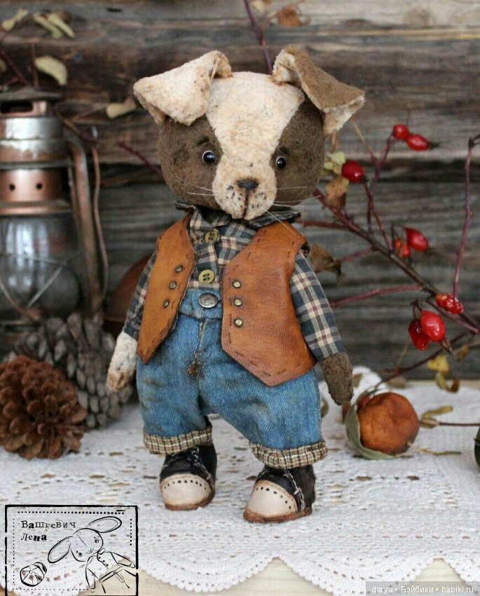 Щенок Тедди - авторская выкройка Лены Вашкевич (фото 4)