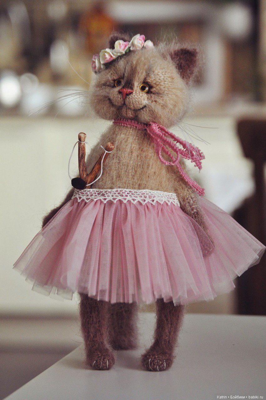 Вязанные коты, автор Ольга Бессогонова