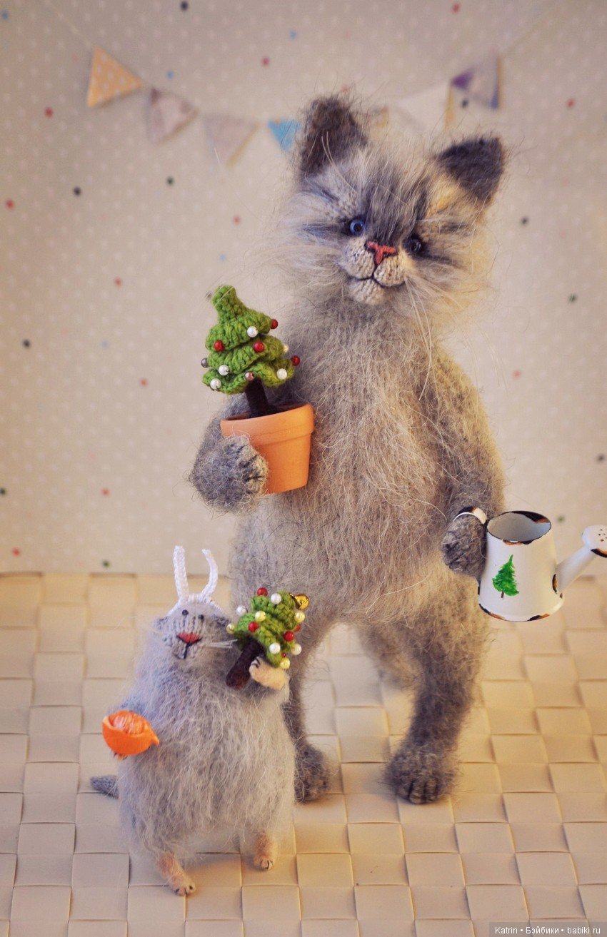 Вязанные коты, автор Ольга Бессогонова (фото 9)