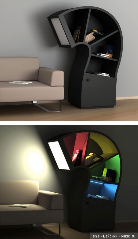 Оригинальные полки для книг (фото 2)