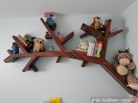 Оригинальные полки для книг