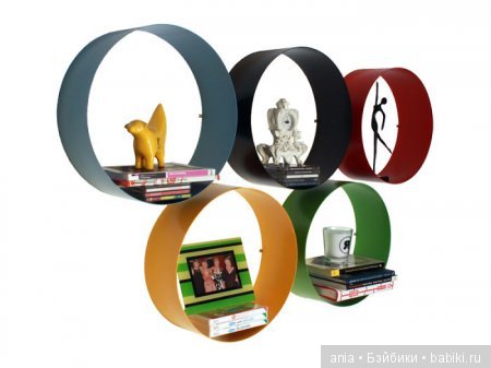 Оригинальные полки для книг (фото 6)