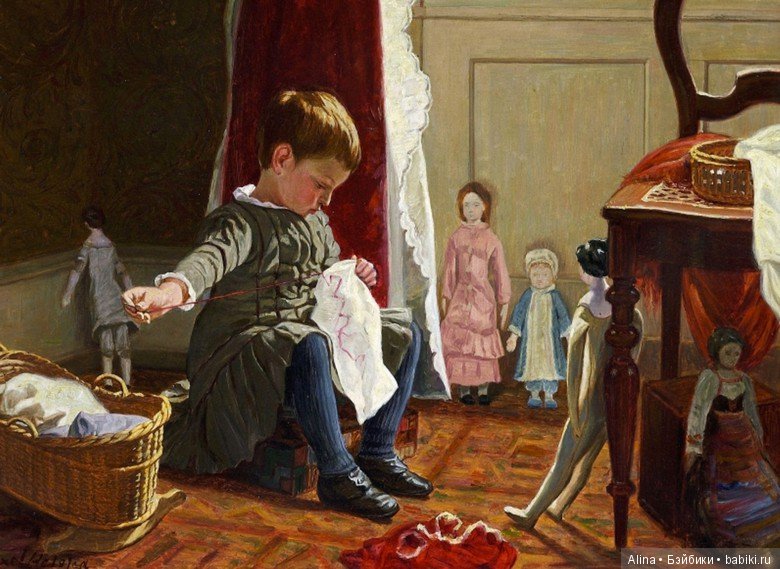 Детские наборы для рукоделия, 1885-1900е гг (фото 8)