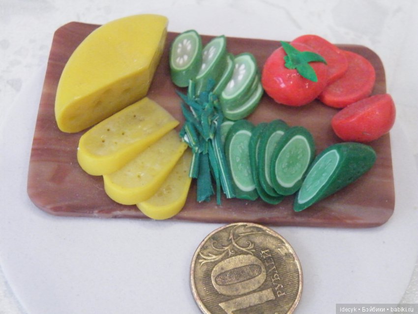Вкусняшки к Новому году — Кукольная миниатюра своими руками: еда