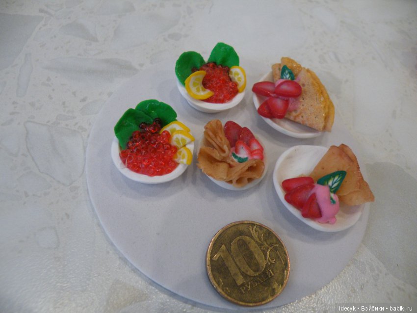Вкусняшки к Новому году — Кукольная миниатюра своими руками: еда