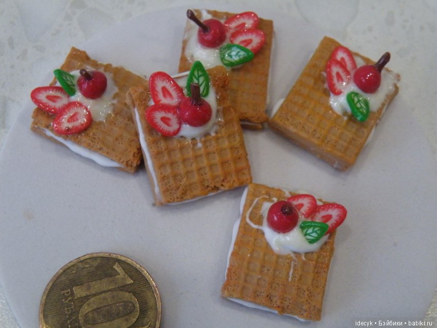 Вкусняшки к Новому году — Кукольная миниатюра своими руками: еда