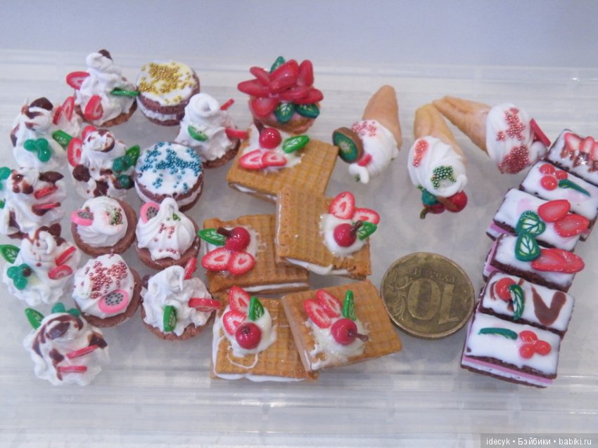 Вкусняшки к Новому году — Кукольная миниатюра своими руками: еда
