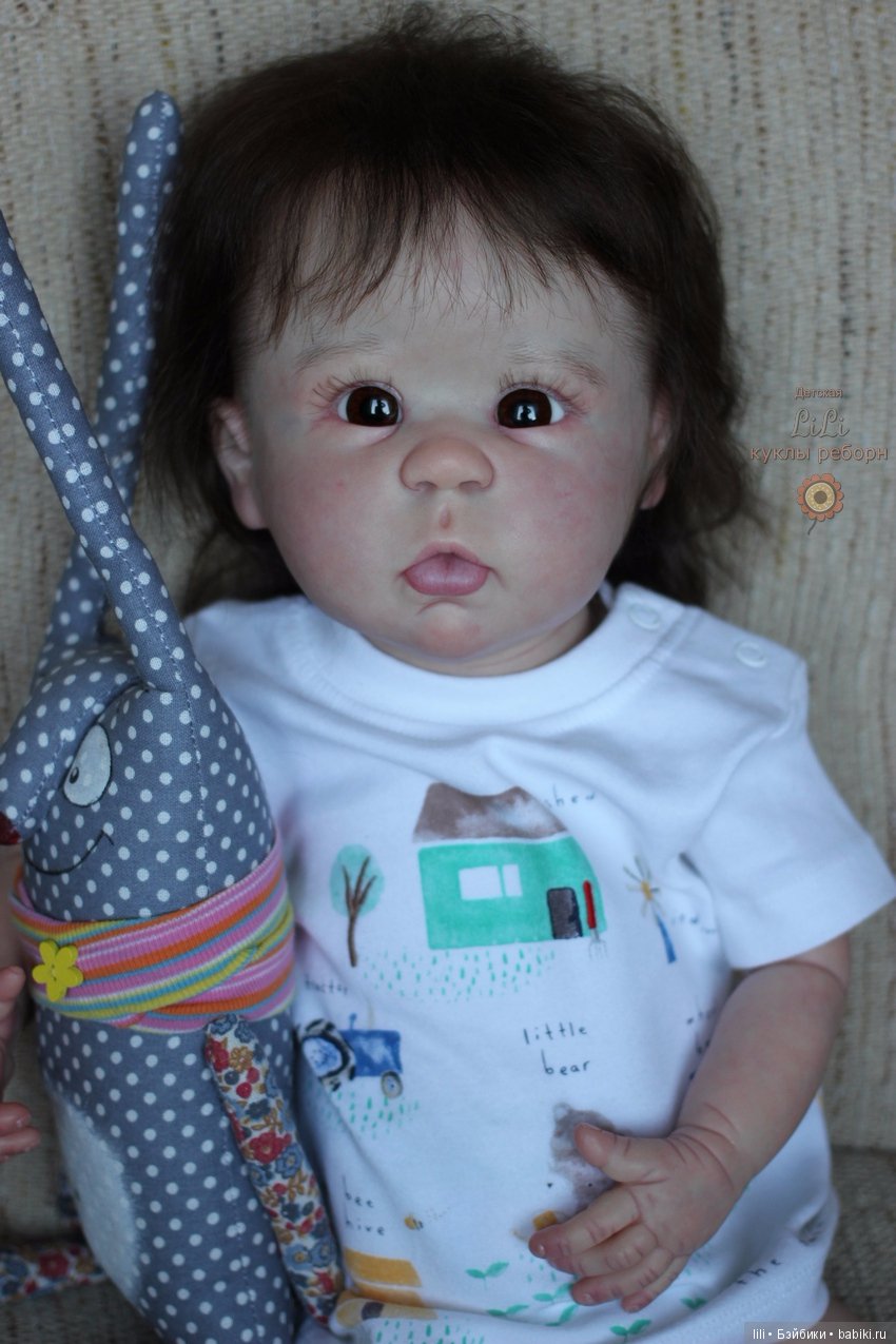 Малыш реборн Towa, молд Mia скульптора Linda Murray (фото 8)