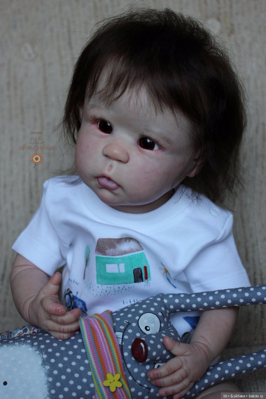 Малыш реборн Towa, молд Mia скульптора Linda Murray (фото 4)