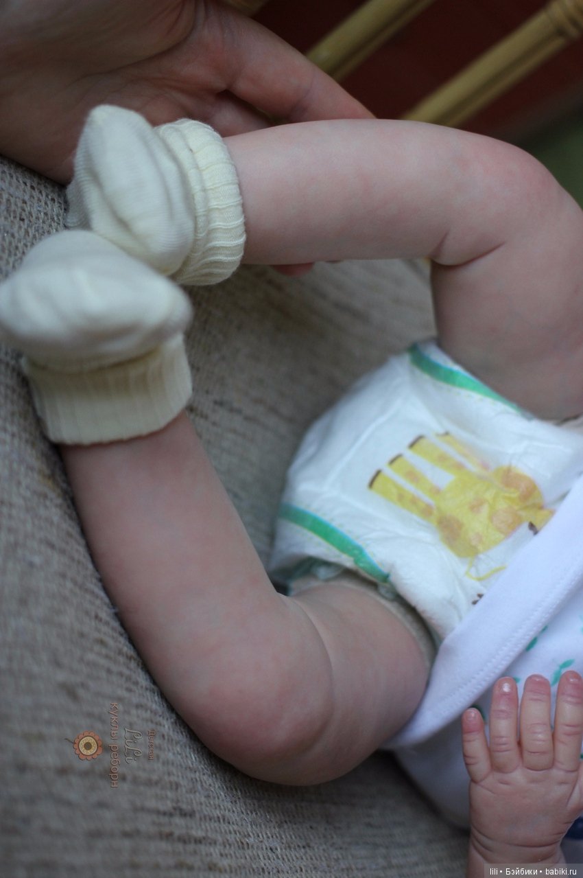 Малыш реборн Towa, молд Mia скульптора Linda Murray (фото 9)