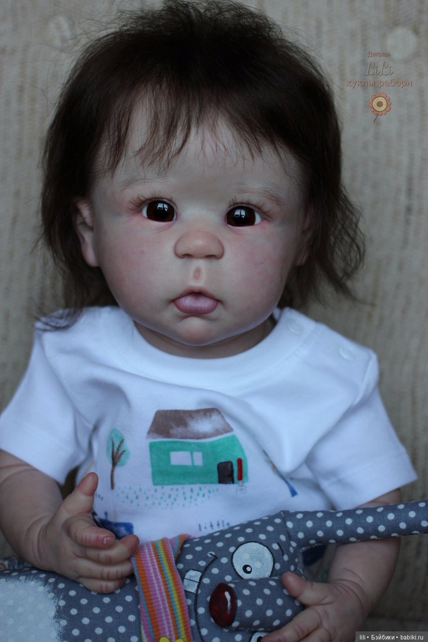 Малыш реборн Towa, молд Mia скульптора Linda Murray (фото 5)