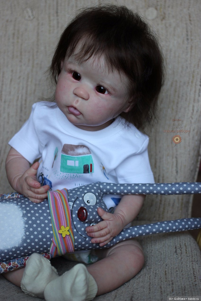 Малыш реборн Towa, молд Mia скульптора Linda Murray (фото 2)