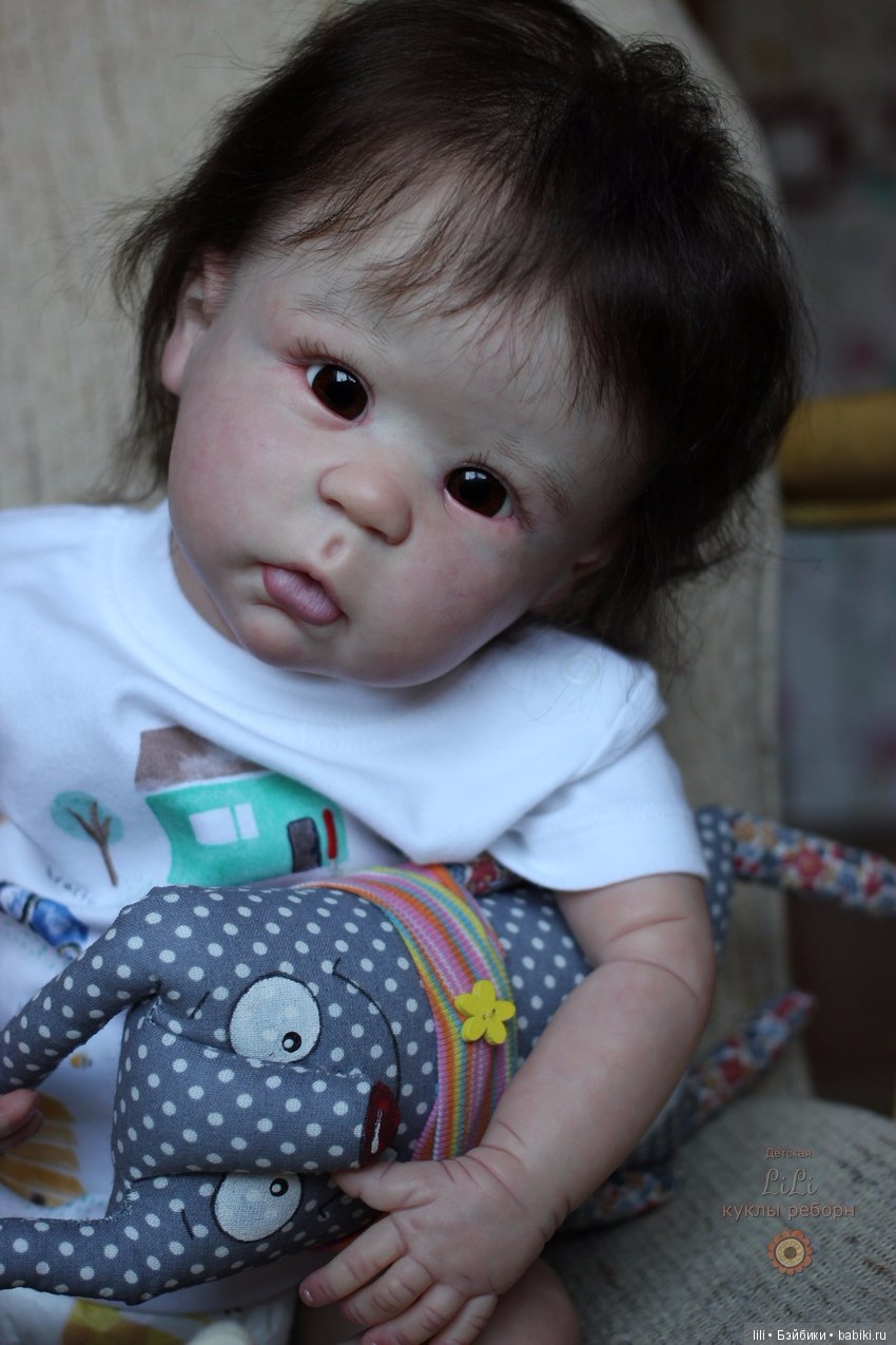 Малыш реборн Towa, молд Mia скульптора Linda Murray (фото 10)