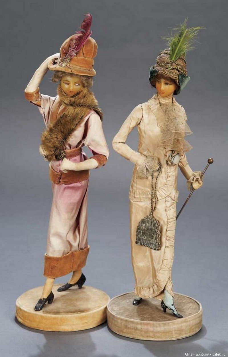 Восковые куклы, разработанные как иллюстрации изменений в моде начала XX века (фото 5)