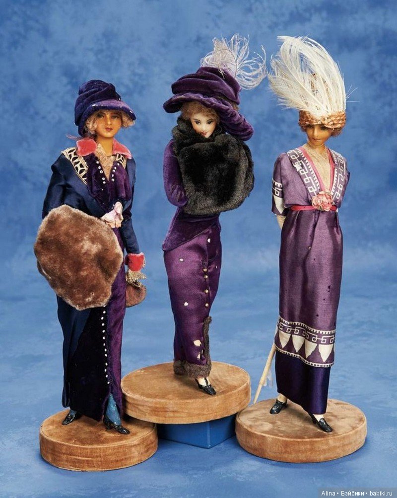 Восковые куклы, разработанные как иллюстрации изменений в моде начала XX века (фото 6)