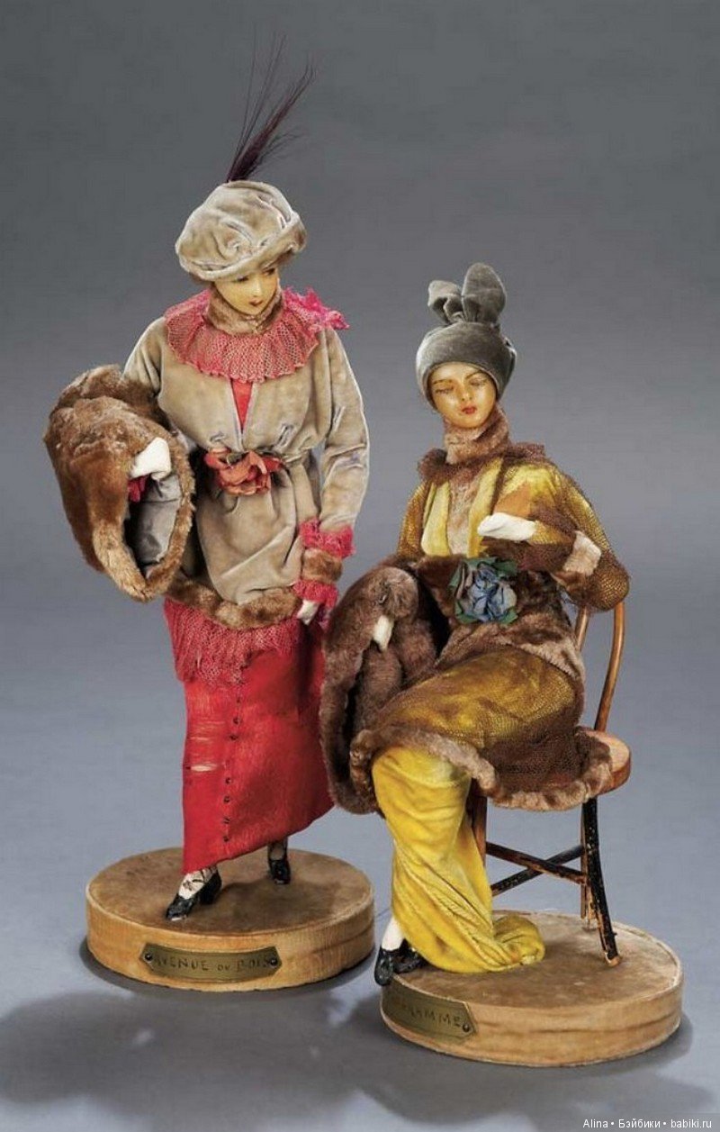 Восковые куклы, разработанные как иллюстрации изменений в моде начала XX века (фото 2)