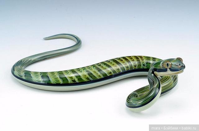 Скульптуры животных из разноцветного стекла стеклоклодува Scott Bisson