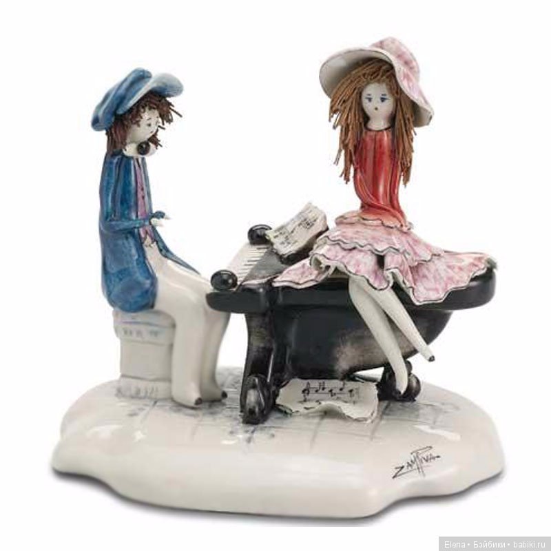 Фирма Zampiva. У фарфоровых фигурок - жизнь как у людей