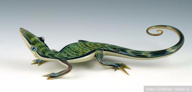 Скульптуры животных из разноцветного стекла стеклоклодува Scott Bisson