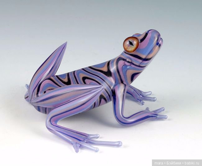 Скульптуры животных из разноцветного стекла стеклоклодува Scott Bisson