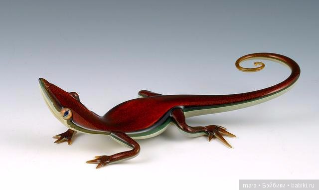 Скульптуры животных из разноцветного стекла стеклоклодува Scott Bisson
