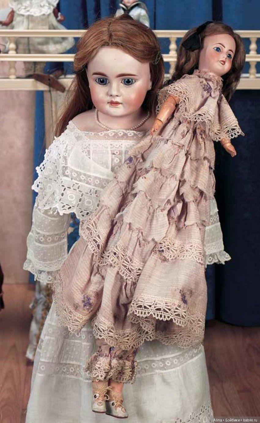 Куклы-зонтики — Антикварные игрушки и домики: елочные украшения