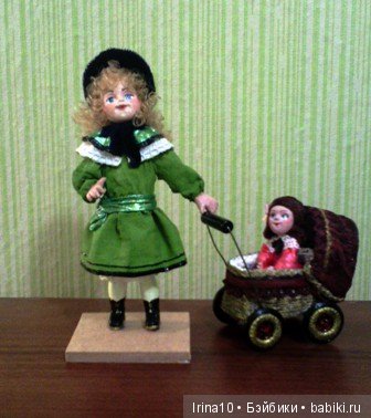 Моя новая кукла из ваты и попытка сделать кукольную коляску своими руками