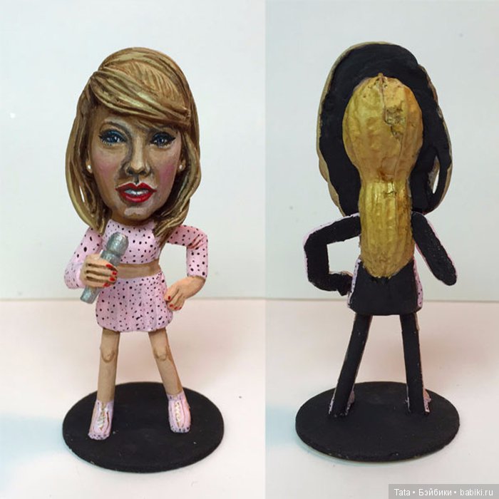 "Игра Престолов", The Beattles и Носферату: фигурки из арахиса от игрушечных дел мастера