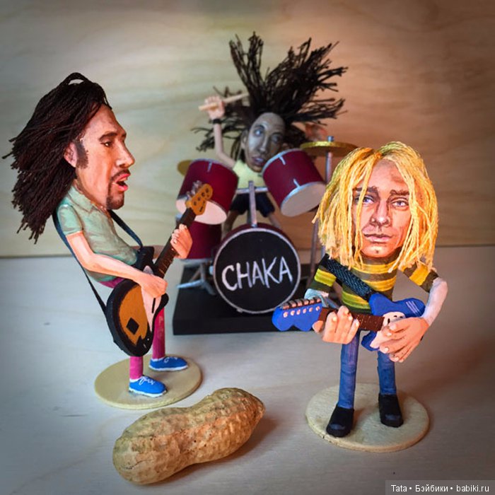 "Игра Престолов", The Beattles и Носферату: фигурки из арахиса от игрушечных дел мастера