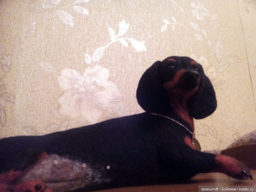 Из шерсти такса — Валяные игрушки из шерсти: сухое валяние (фото 4)