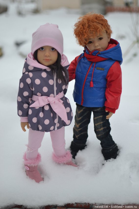 Модный дом "Валери" представляет: "Зимние детки". Одежда для кукол