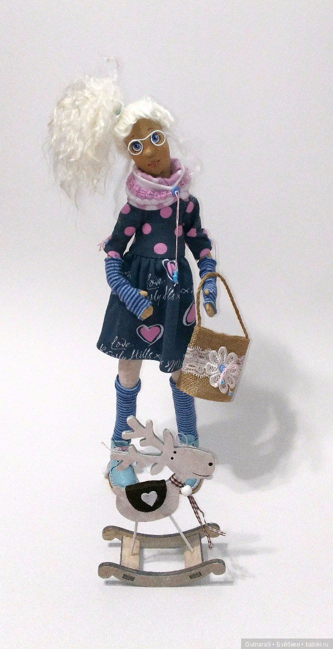 Авторская текстильная кукла (фото 2)