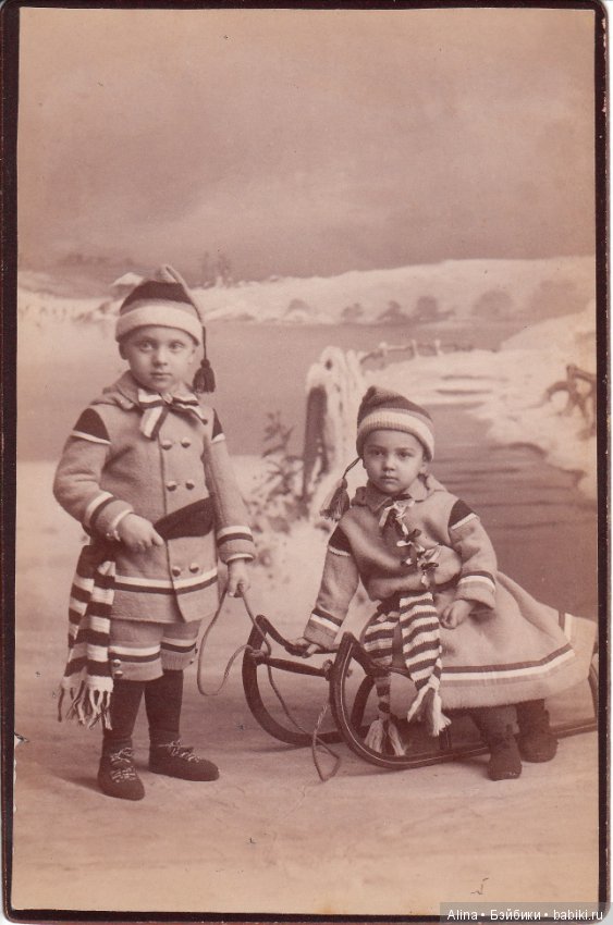 Детские санки, XIX - начало XX вв