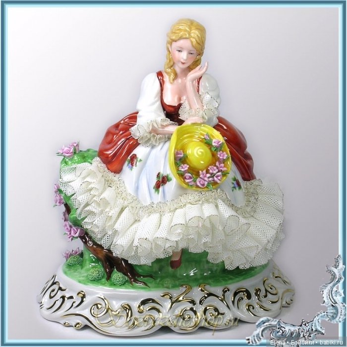 Немецкий кружевной фарфор