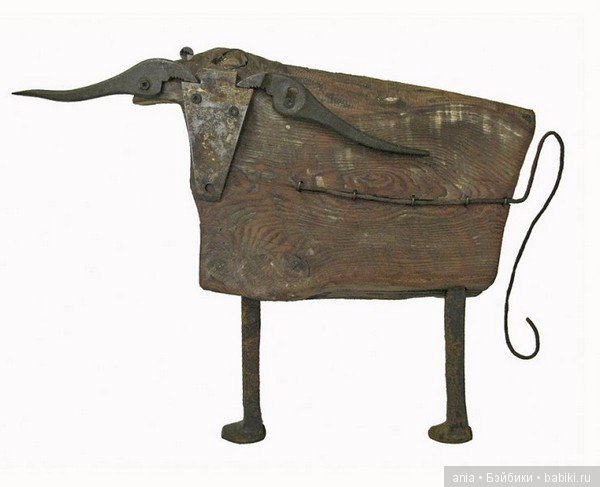 Скульптуры из переработанных материалов Pina Macku