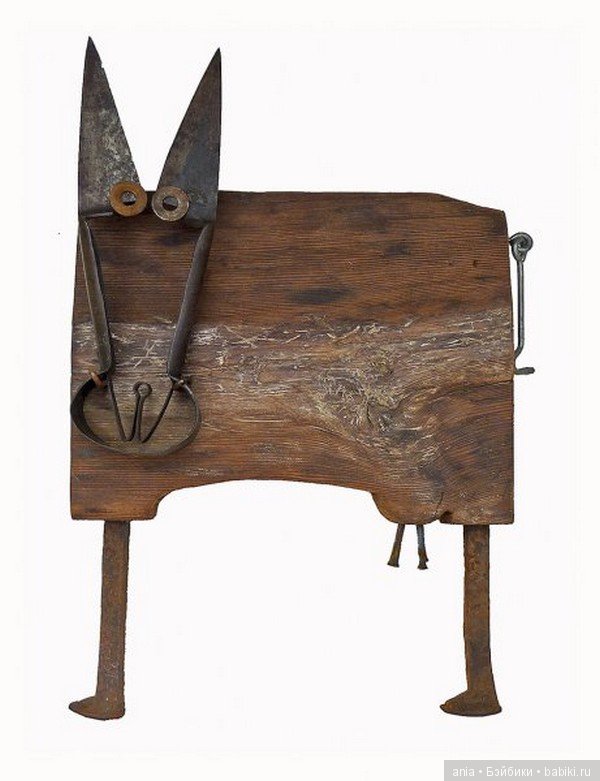 Скульптуры из переработанных материалов Pina Macku